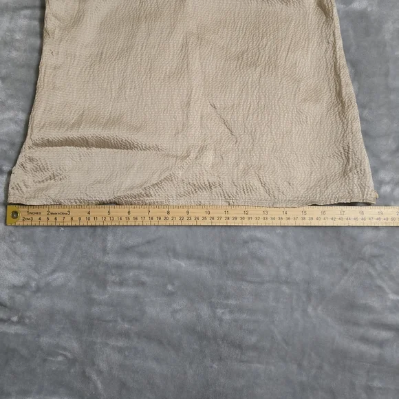 Antonio Melani Cream Color Sleeveless Size XS Silk Dress Blouse With Jewels - Picture 11 of 15